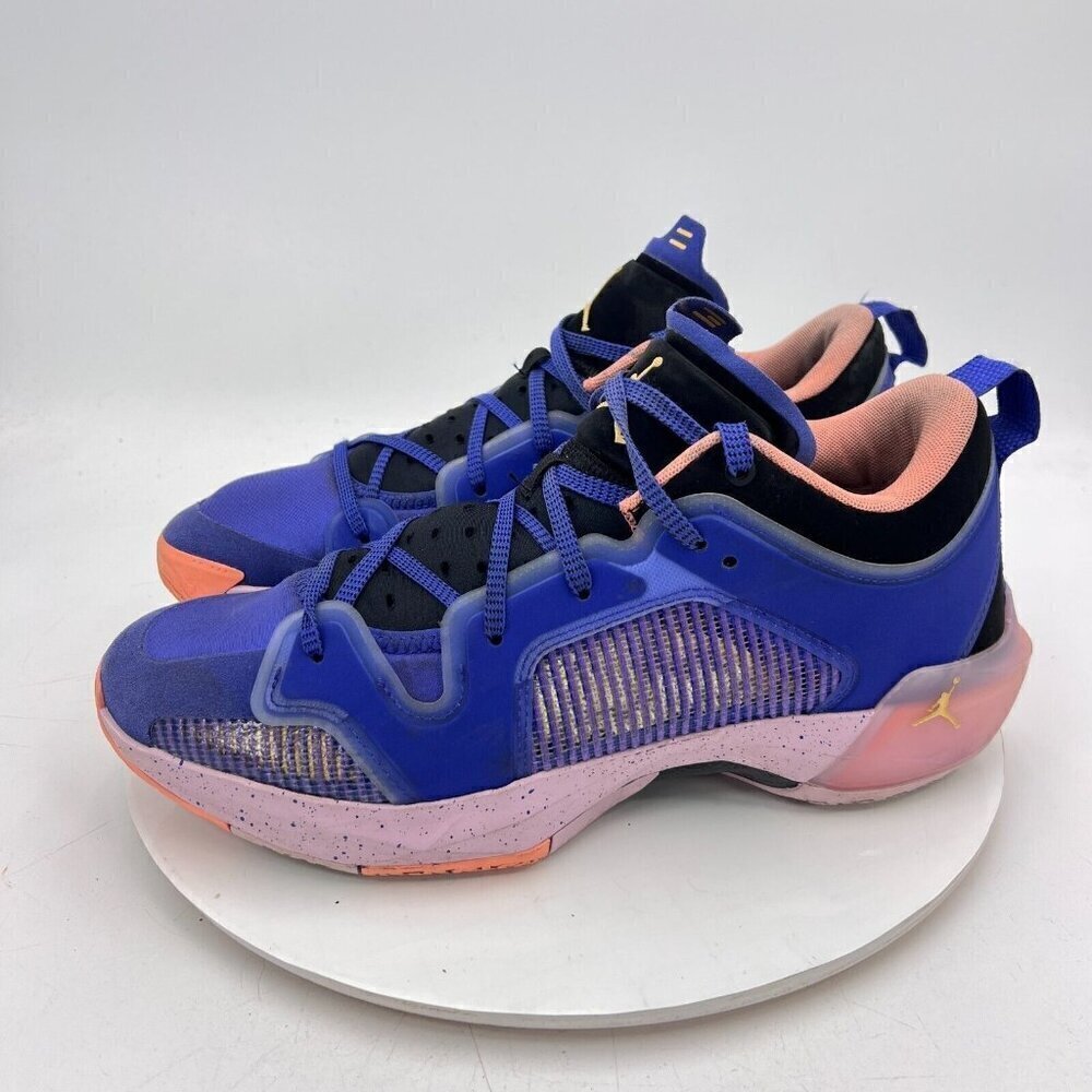 Nike Air Jordan 37 Low Til Dawn Men Size 11.5 DQ4122-400 Lapis Blue Crimson Shoe